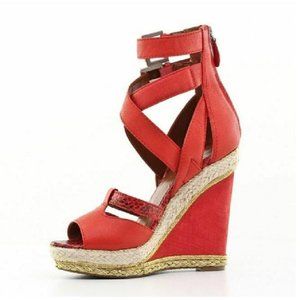 Boutique 9 Red "Gyda" Sandals  Used Size 6.5